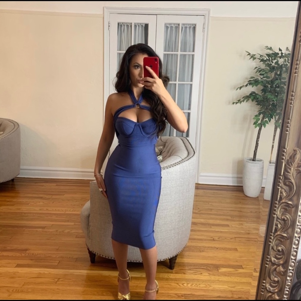 ✨ Sexy” Blue House of CB Dress